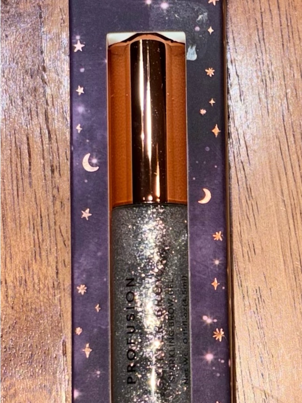 PROFUSION Glitter Brow Gel - Silver Sparkle - New in Box